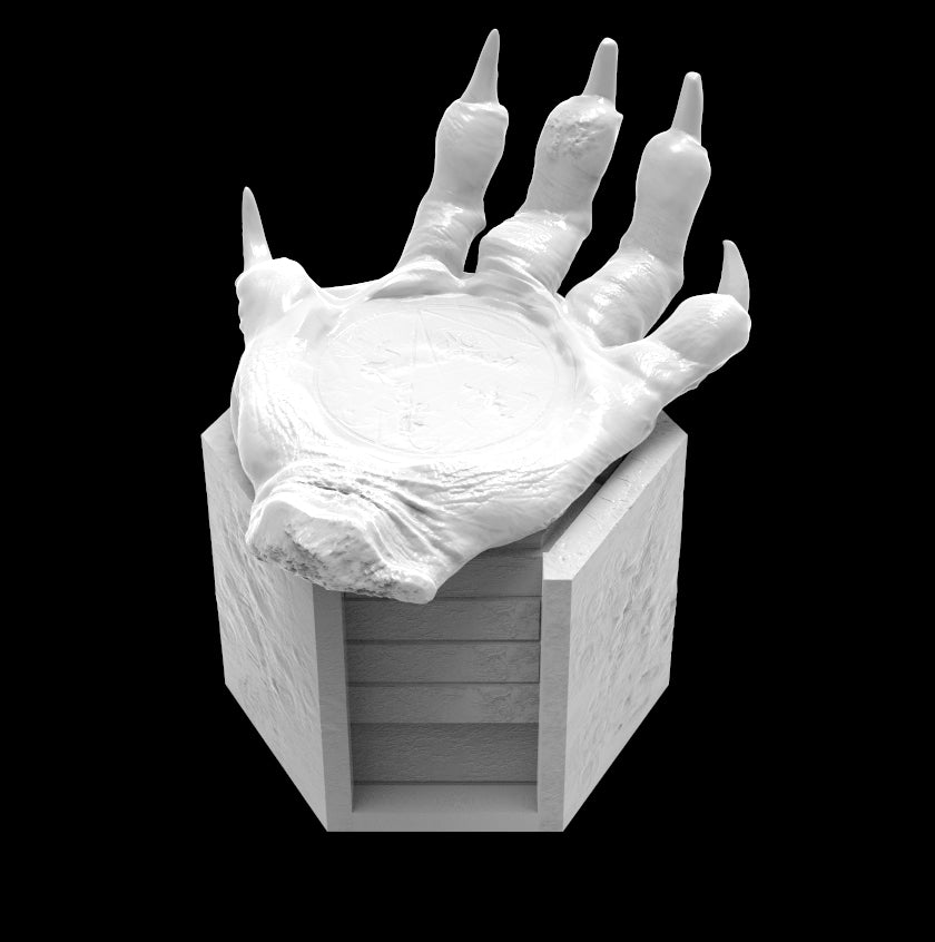 Possibly Cool Coasters - Necromancer - DnD/TTRPG/Roleplaying/Wargames