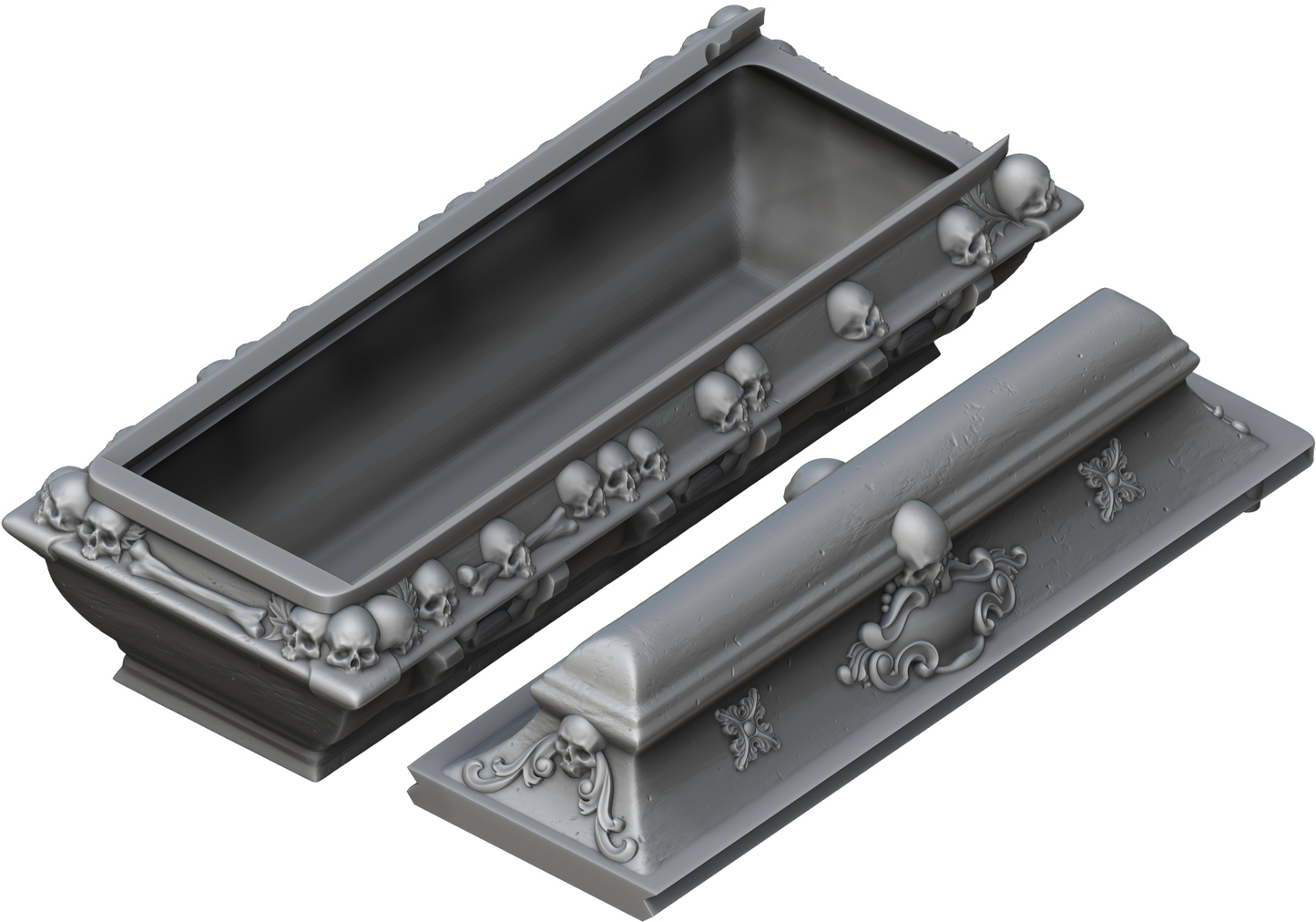 Ars Moriendi - Mythic Dice Box - Casket - DnD/TTRPG/Roleplaying/Wargames - Helios3DPrinting