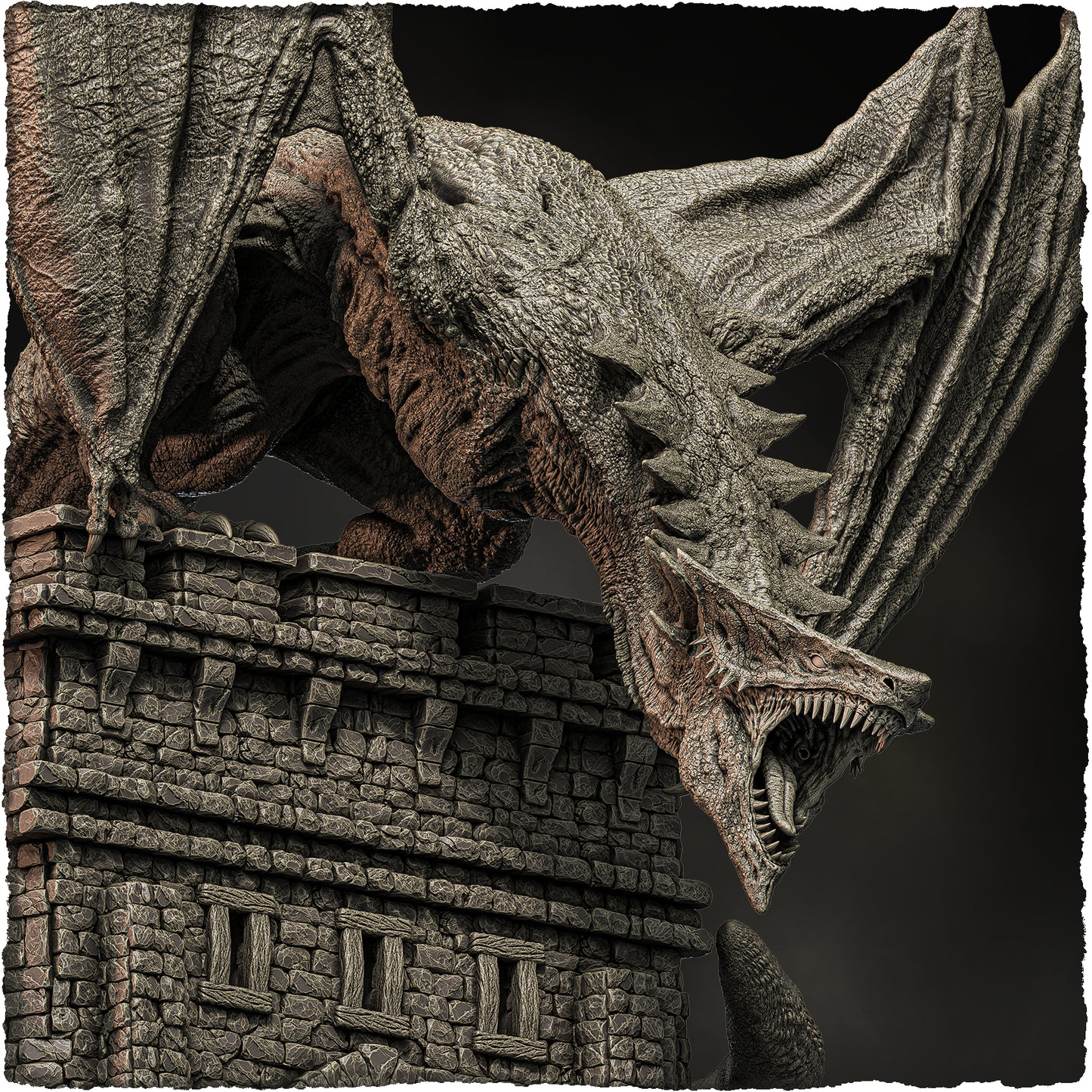 Evox Arts - World Dragons #3 - Arrowhead - DnD/TTRPG Figure/Miniature