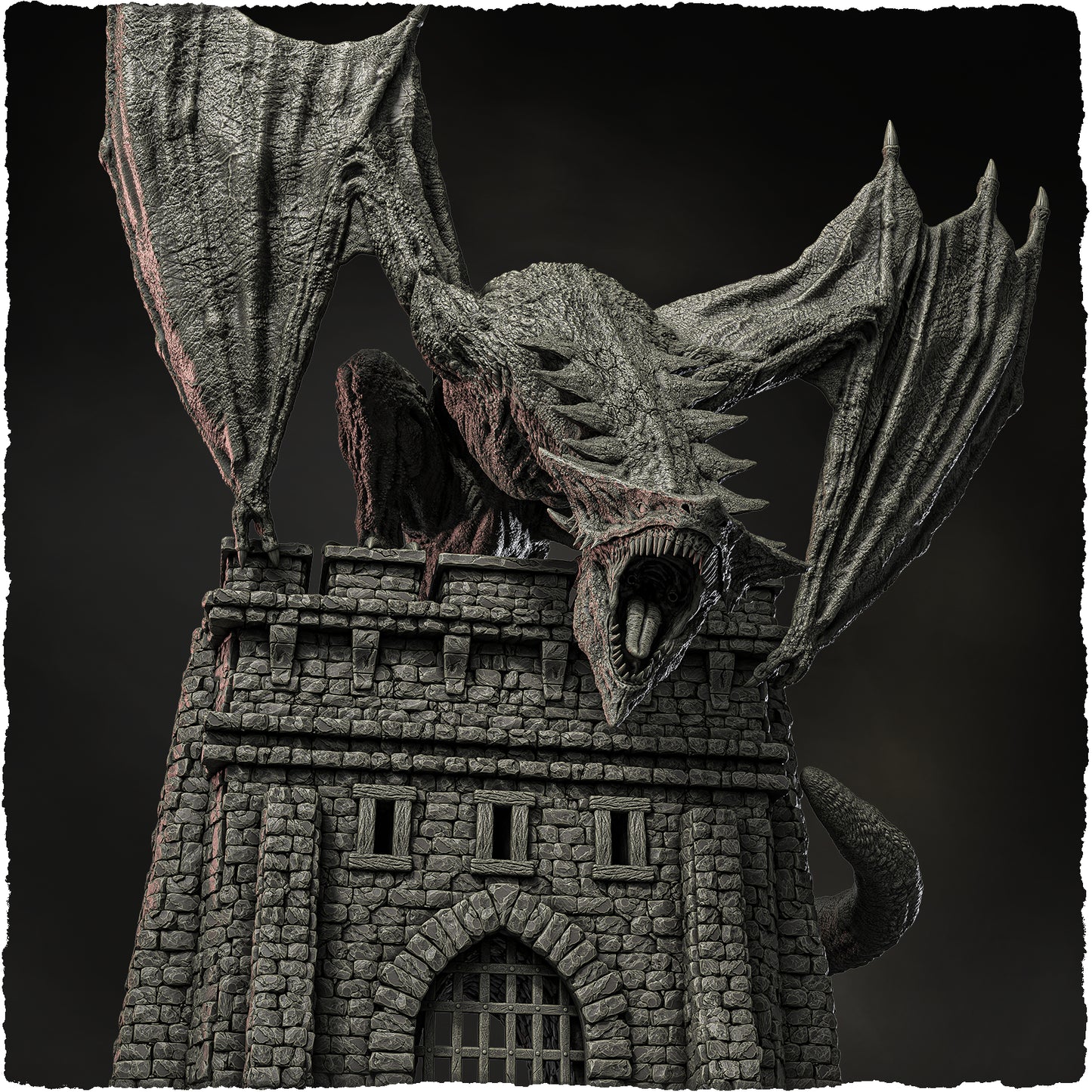 Evox Arts - World Dragons #3 - Arrowhead - DnD/TTRPG Figure/Miniature