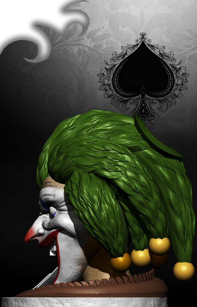 Slope3D - Joker Head Dice Tower - DnD/TTRPG/Roleplaying/Wargames