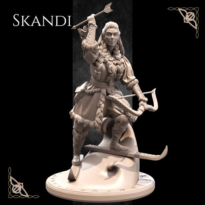 Fredrik Rosado - Valhalla - Skadi - 75mm Pin Up/Figure/Model/Diorama