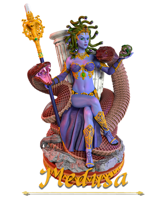 Jugglers Miniatures - Medusa the Gorgon - 75mm Pin Up/Figure/Model/Diorama