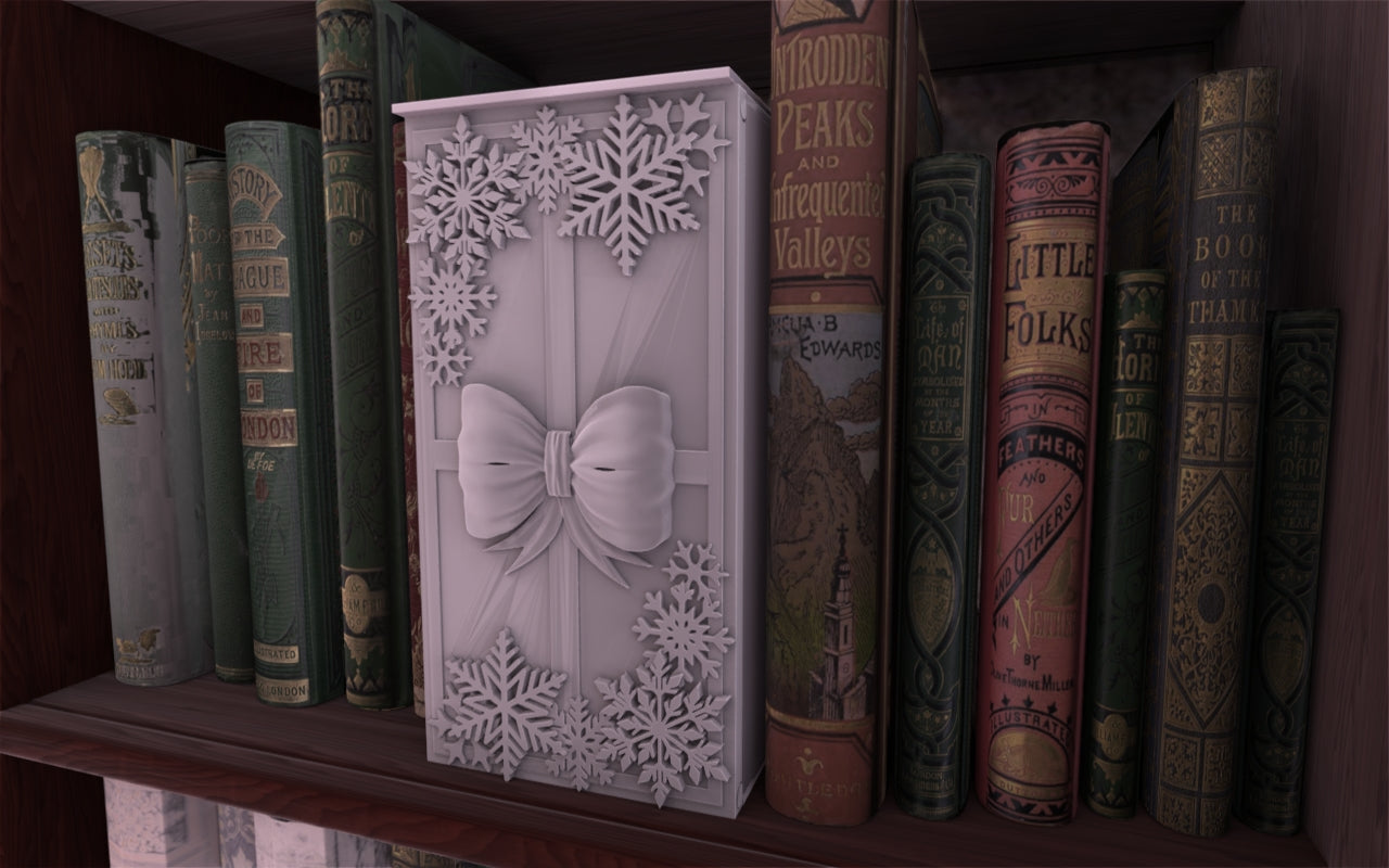 Crosslances - Book Nook/Shelf Insert - Christmas #2