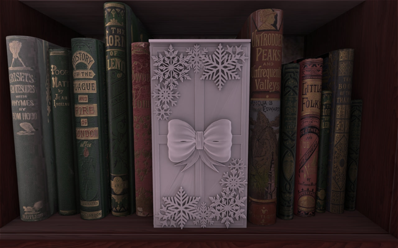Crosslances - Book Nook/Shelf Insert - Christmas #2