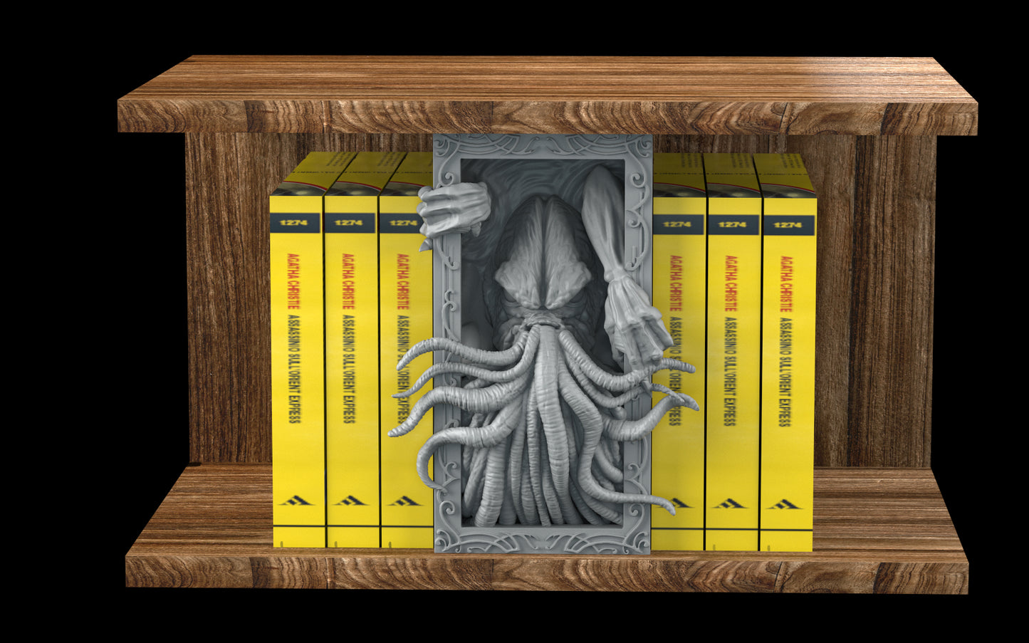 Crosslances - Book Nook/Shelf Insert - Cthulu