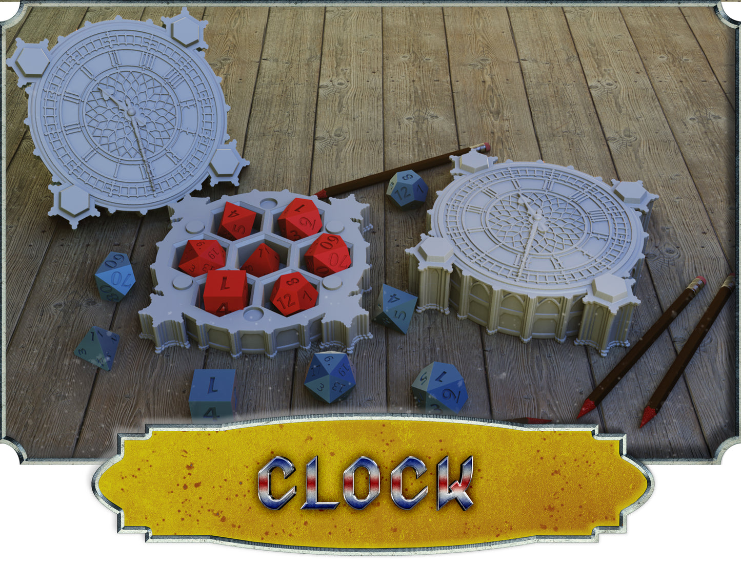 Crosslances - Dice Holder - Cleric - DnD/TTRPG/Roleplaying/Wargames