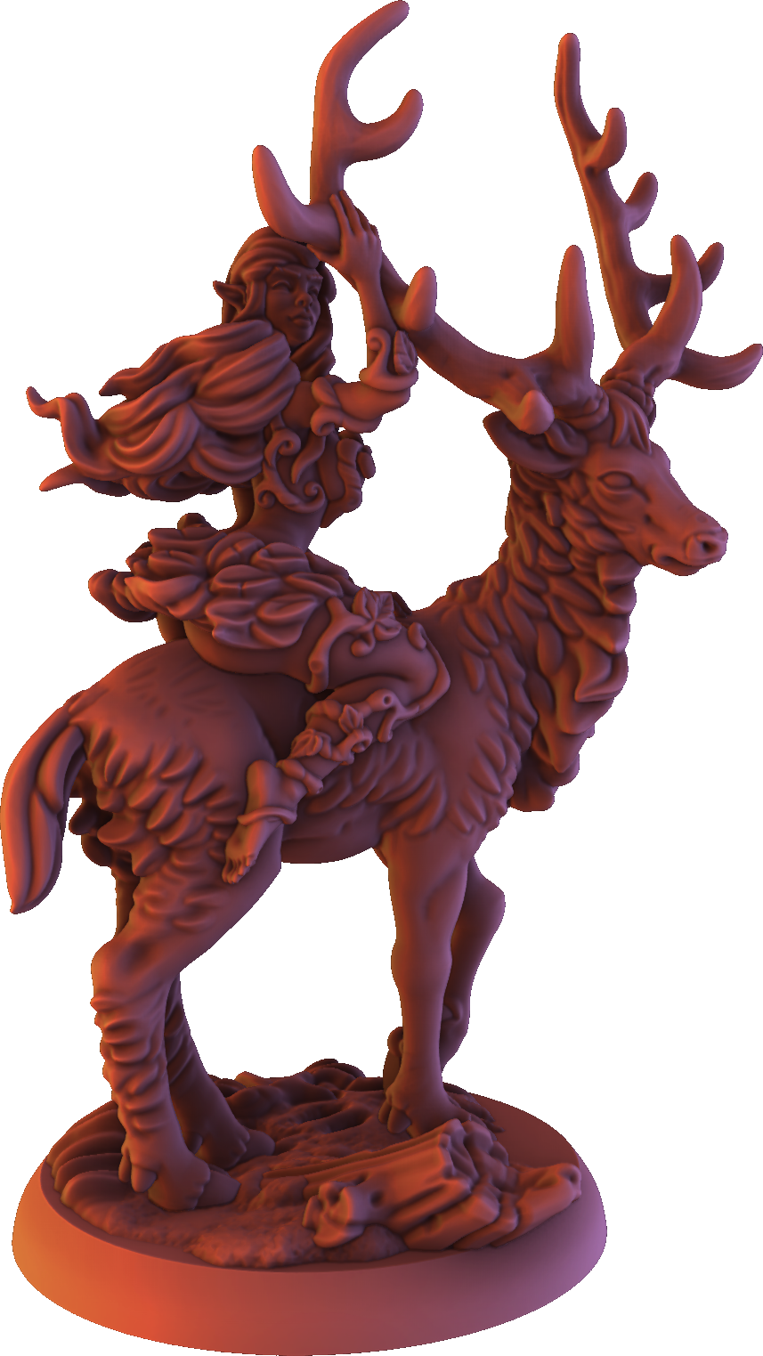 Gaia Miniatures - Elven Forest - Eirenya - 75mm Pin Up/Figure/Model/Diorama