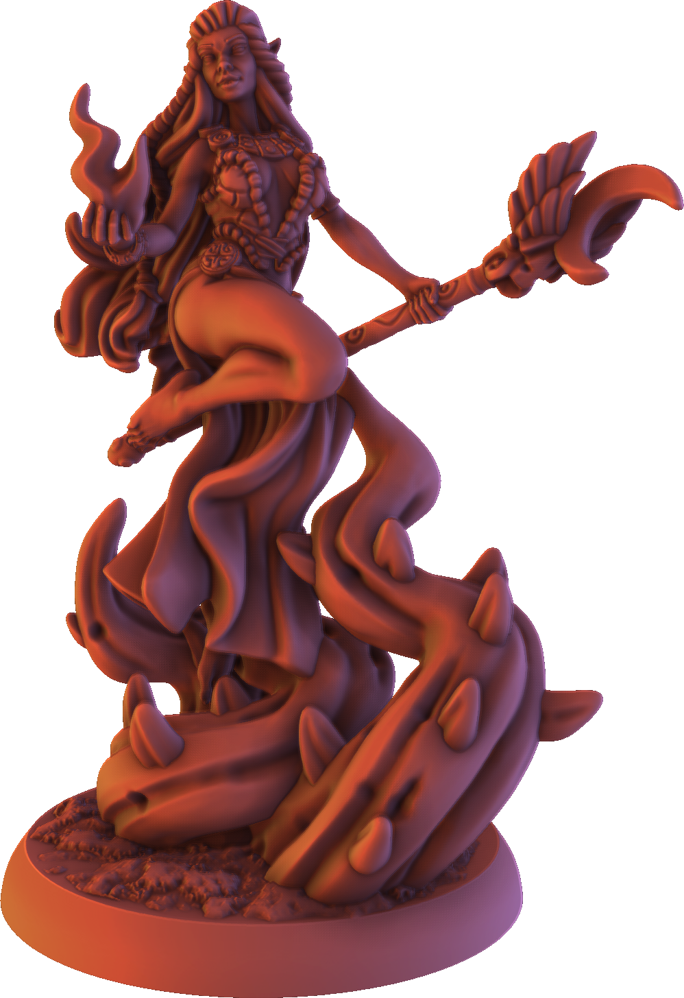 Gaia Miniatures - Elven Forest - Lunara - 75mm Pin Up/Figure/Model/Diorama