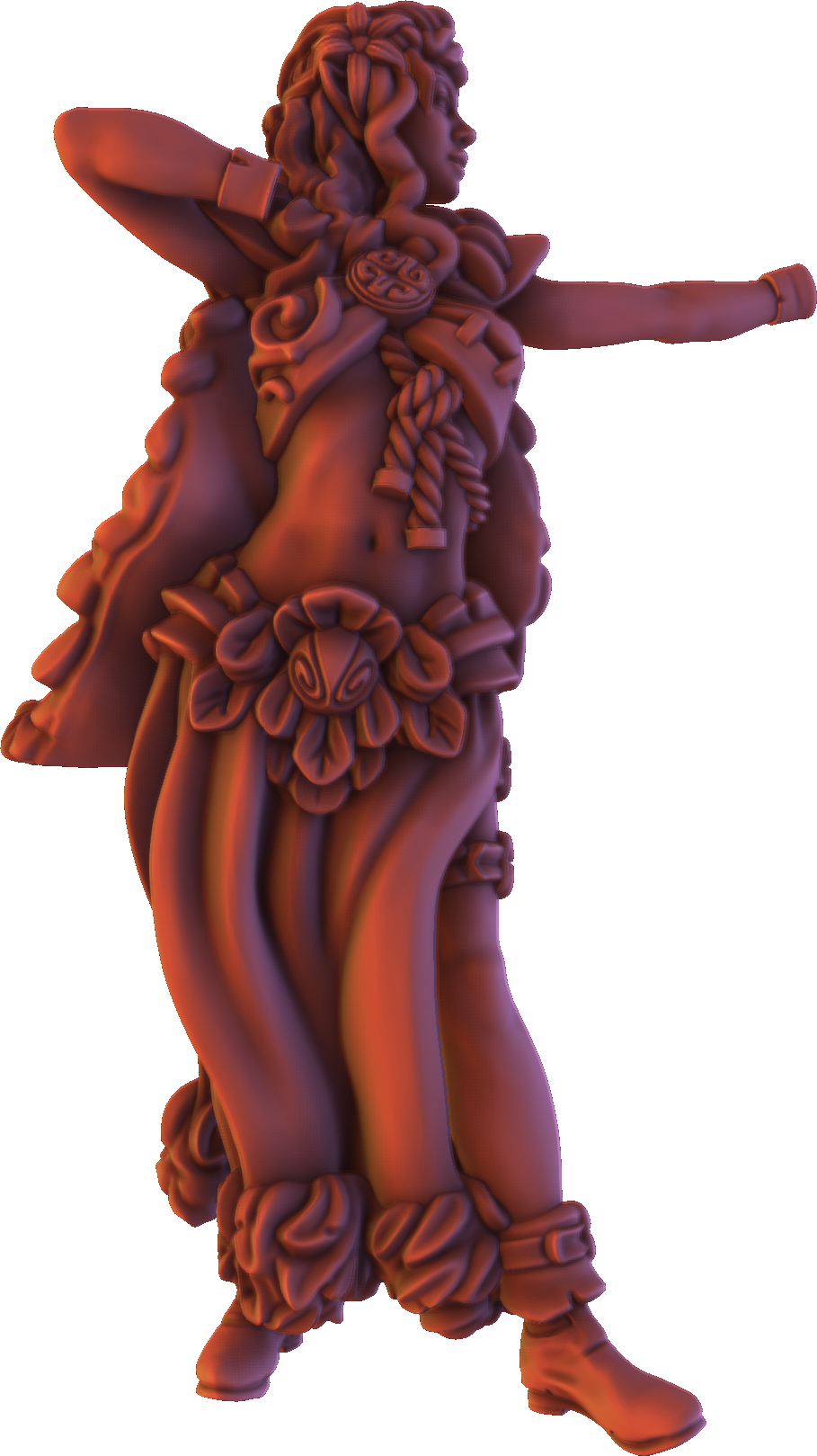 Gaia Miniatures - Elven Forest - Elysara - 75mm Pin Up/Figure/Model/Diorama