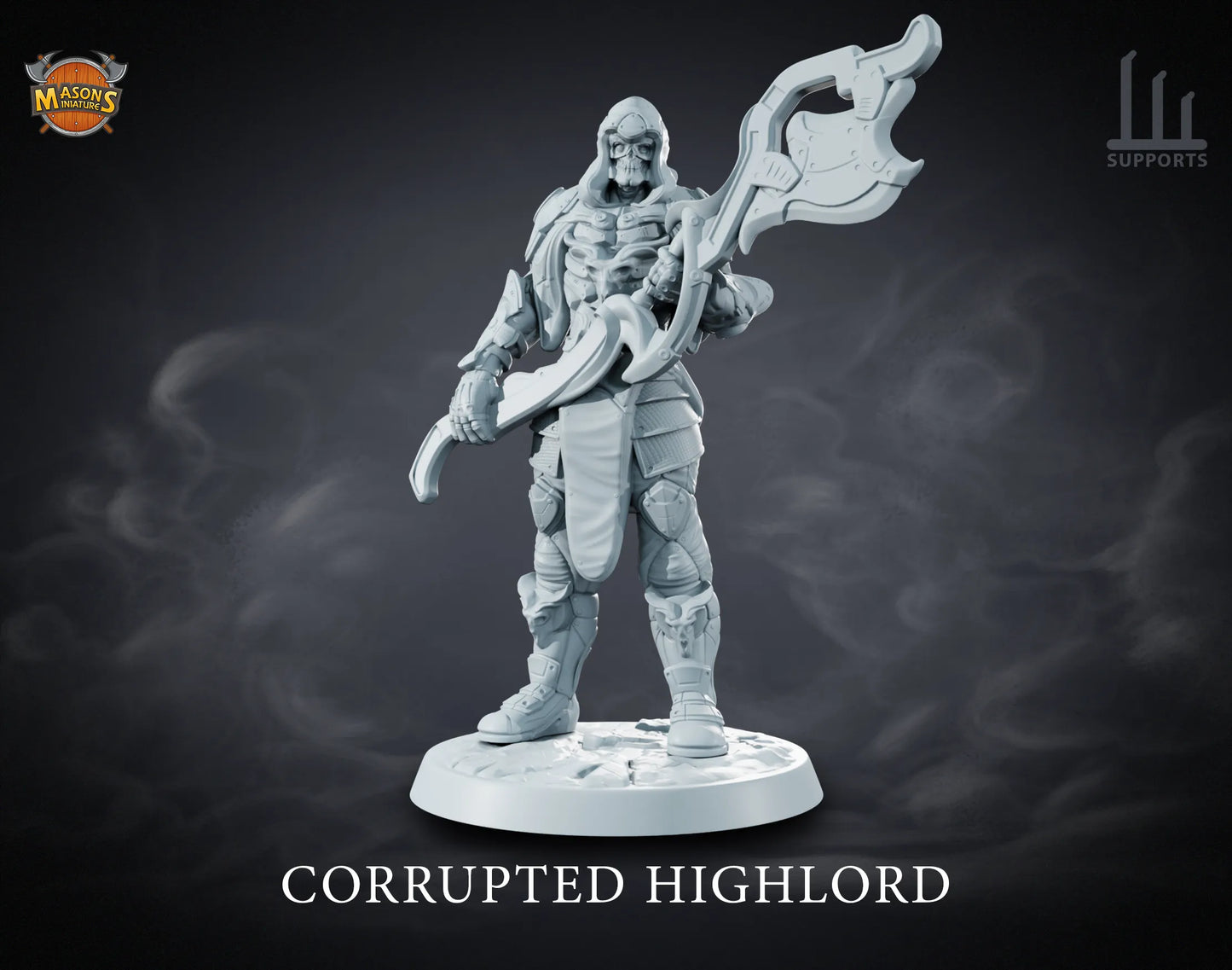 Masons Miniatures - Abyss Dwellers - Corrupted Lord - DnD/TTRPG Figure/Miniature