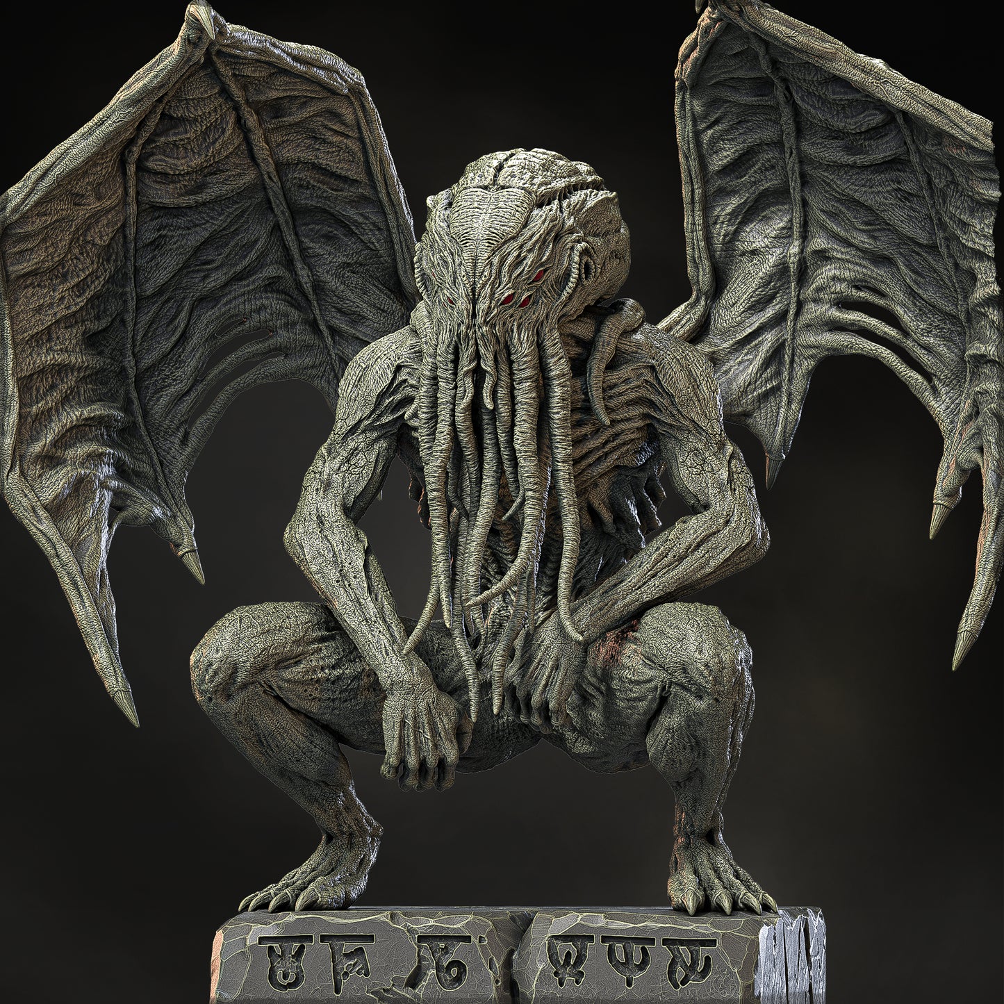 Evox Arts - Cthulhu Unbound - Cthulhu Statue - DnD/TTRPG Figure/Miniature