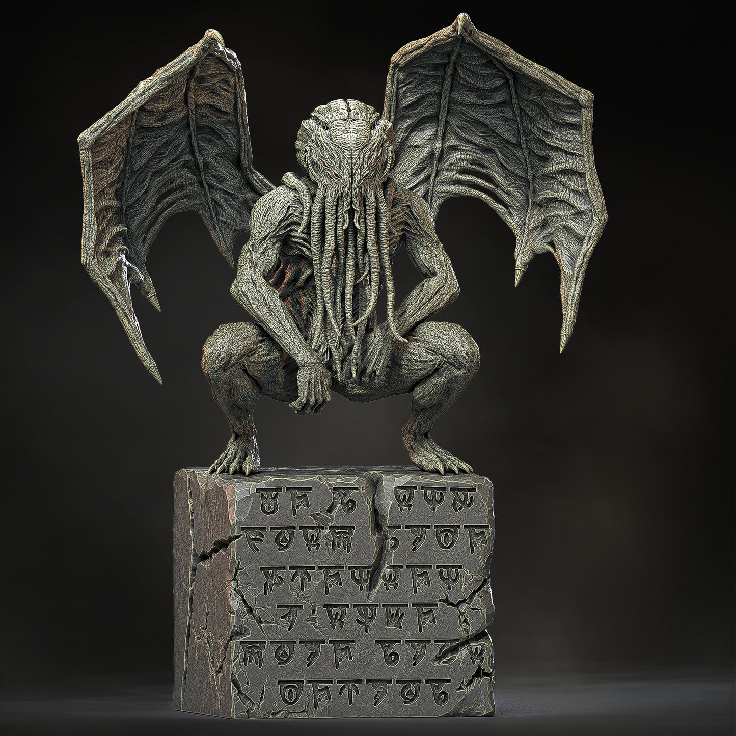 Evox Arts - Cthulhu Unbound - Cthulhu Statue - DnD/TTRPG Figure/Miniature
