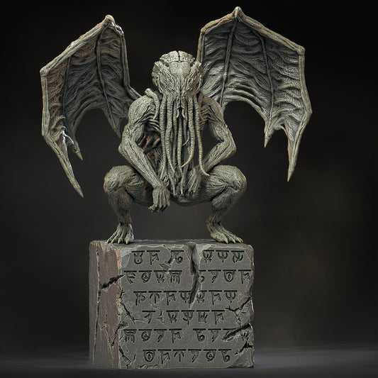 Evox Arts - Cthulhu Unbound - Cthulhu Statue - DnD/TTRPG Figure/Miniature