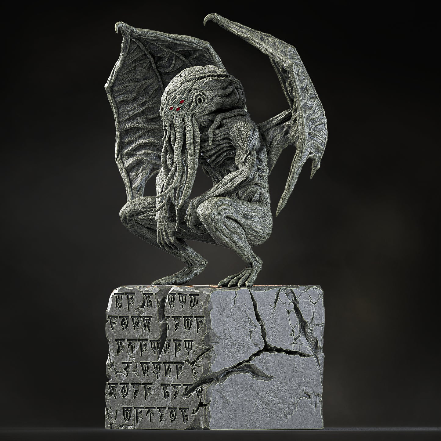 Evox Arts - Cthulhu Unbound - Cthulhu Statue - DnD/TTRPG Figure/Miniature