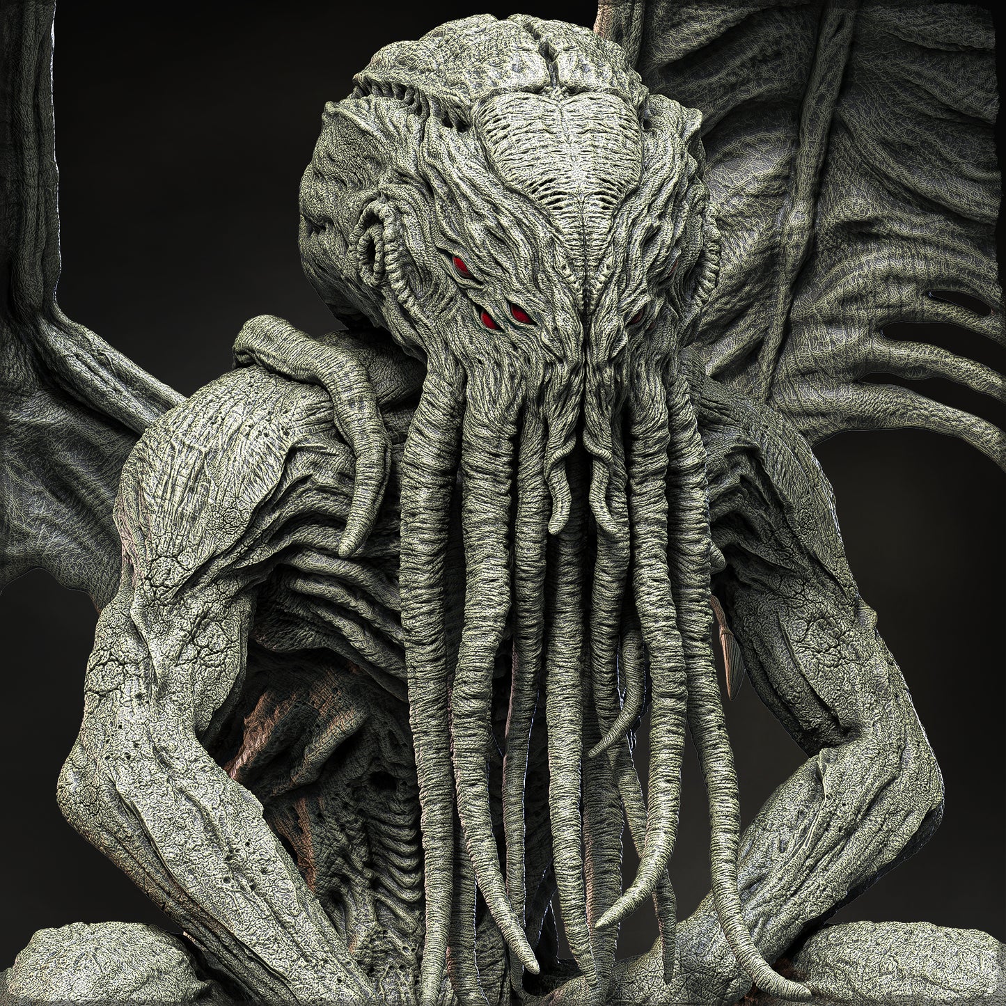 Evox Arts - Cthulhu Unbound - Cthulhu Statue - DnD/TTRPG Figure/Miniature