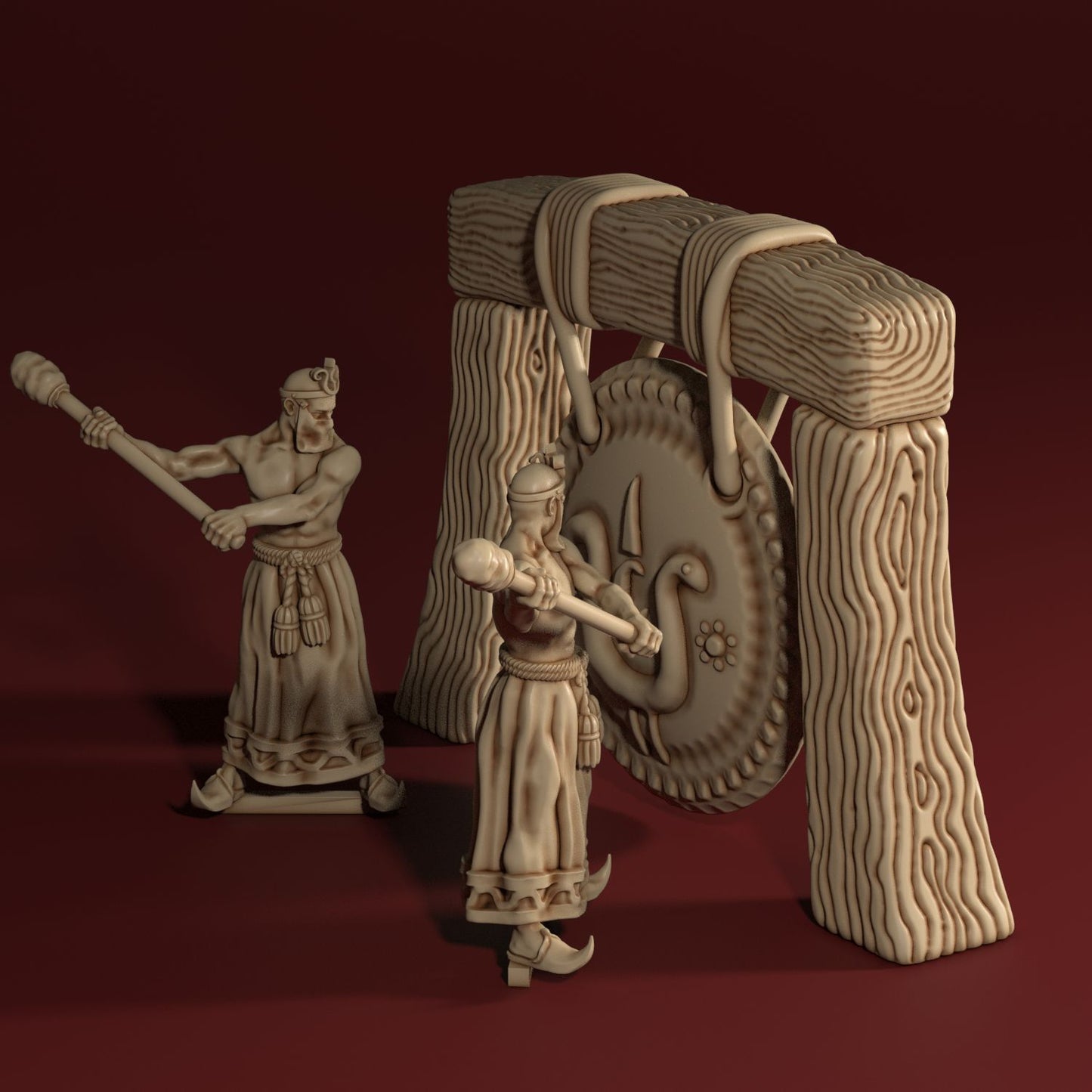 Medusa Miniatures - Cobra Cult - Gonger - DnD/TTRPG/Roleplaying/Wargames