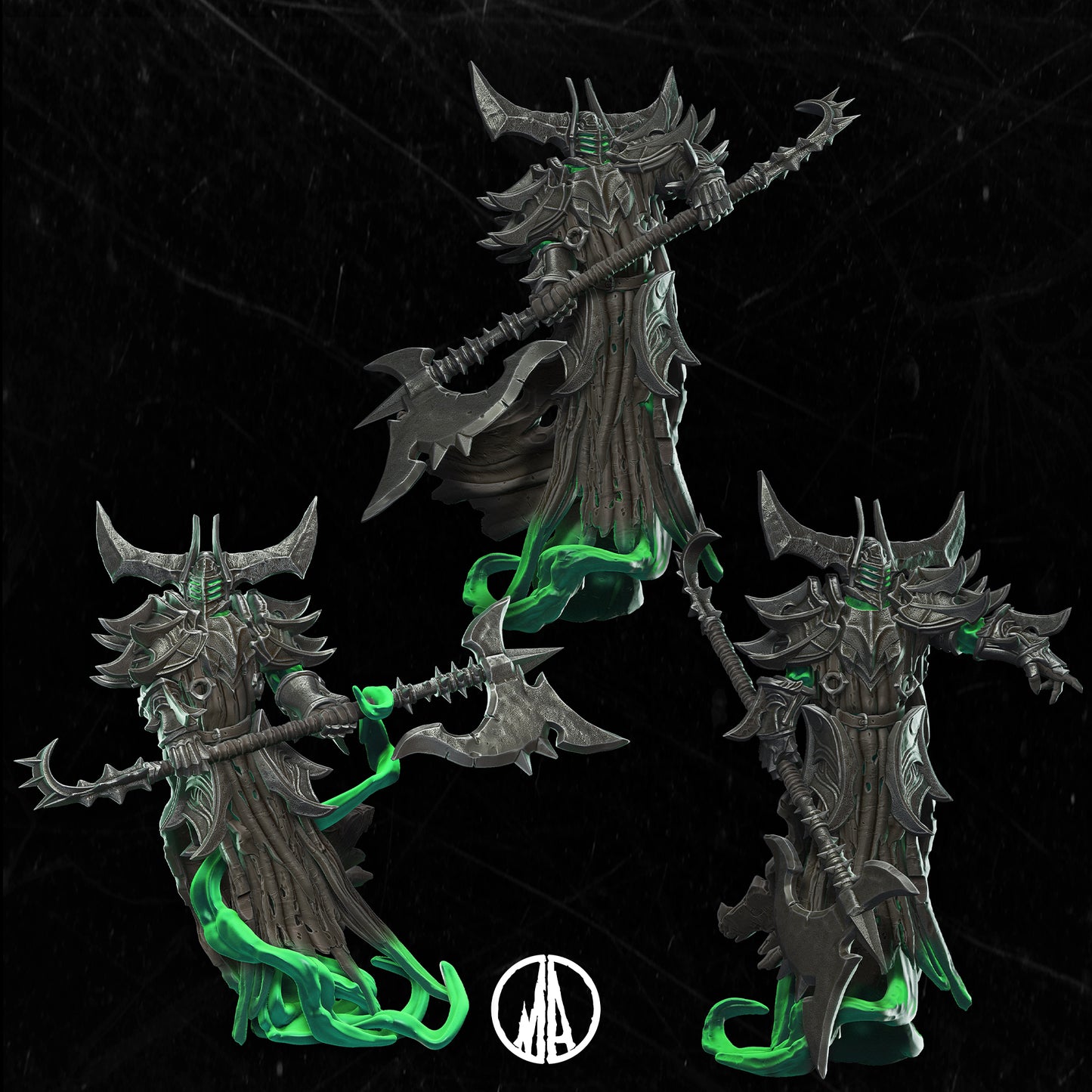 Monolith Arts - Lost Souls II - Cursed Soldier - DnD/TTRPG Figure/Miniature