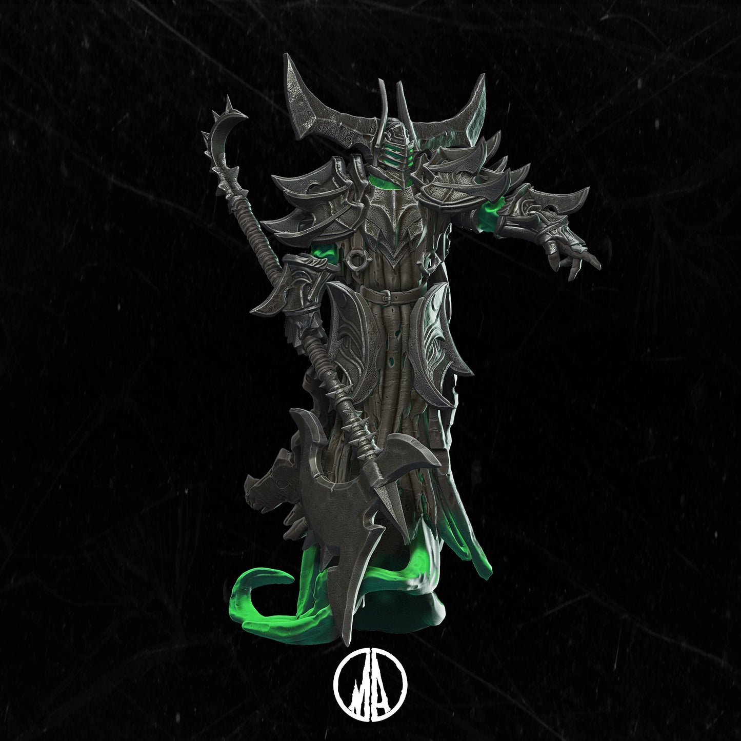 Monolith Arts - Lost Souls II - Cursed Soldier - DnD/TTRPG Figure/Miniature
