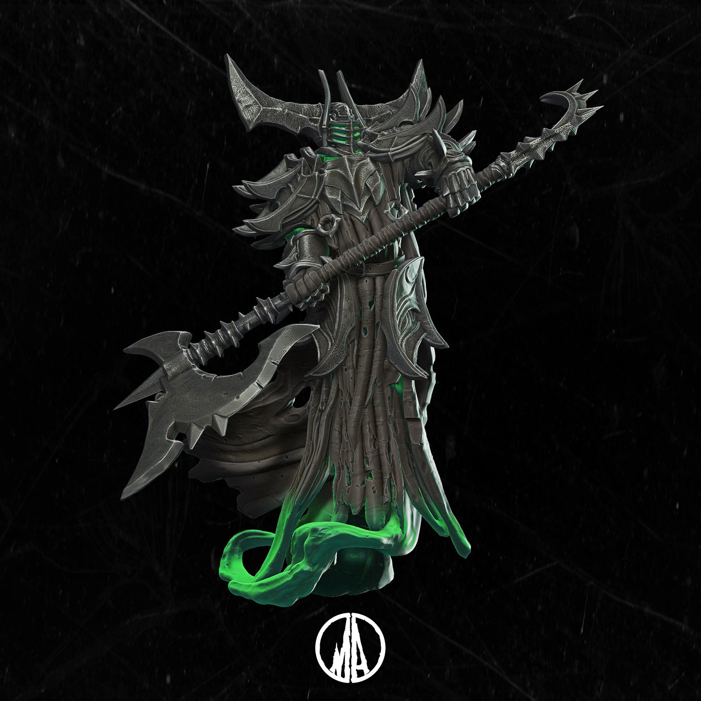 Monolith Arts - Lost Souls II - Cursed Soldier - DnD/TTRPG Figure/Miniature
