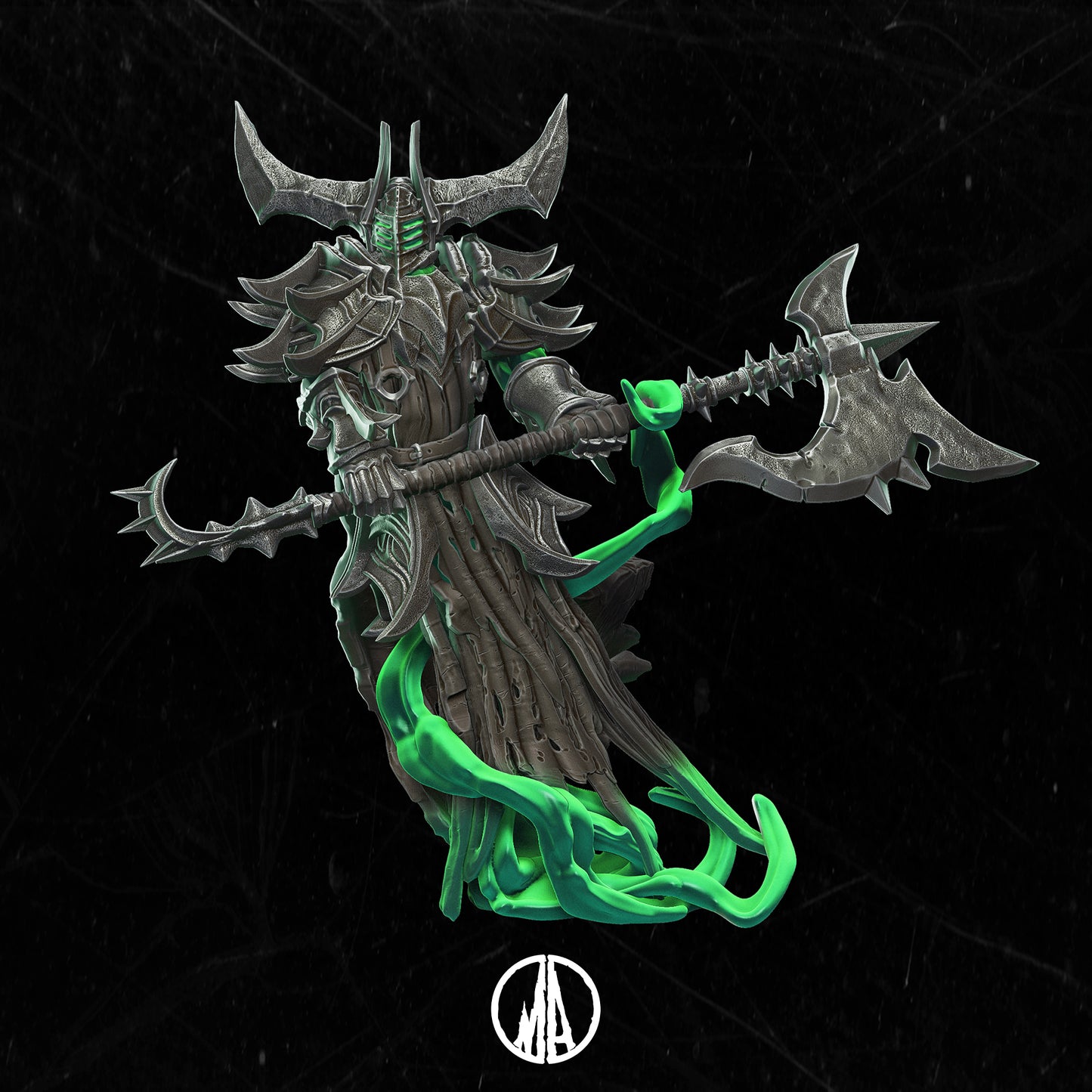 Monolith Arts - Lost Souls II - Cursed Soldier - DnD/TTRPG Figure/Miniature