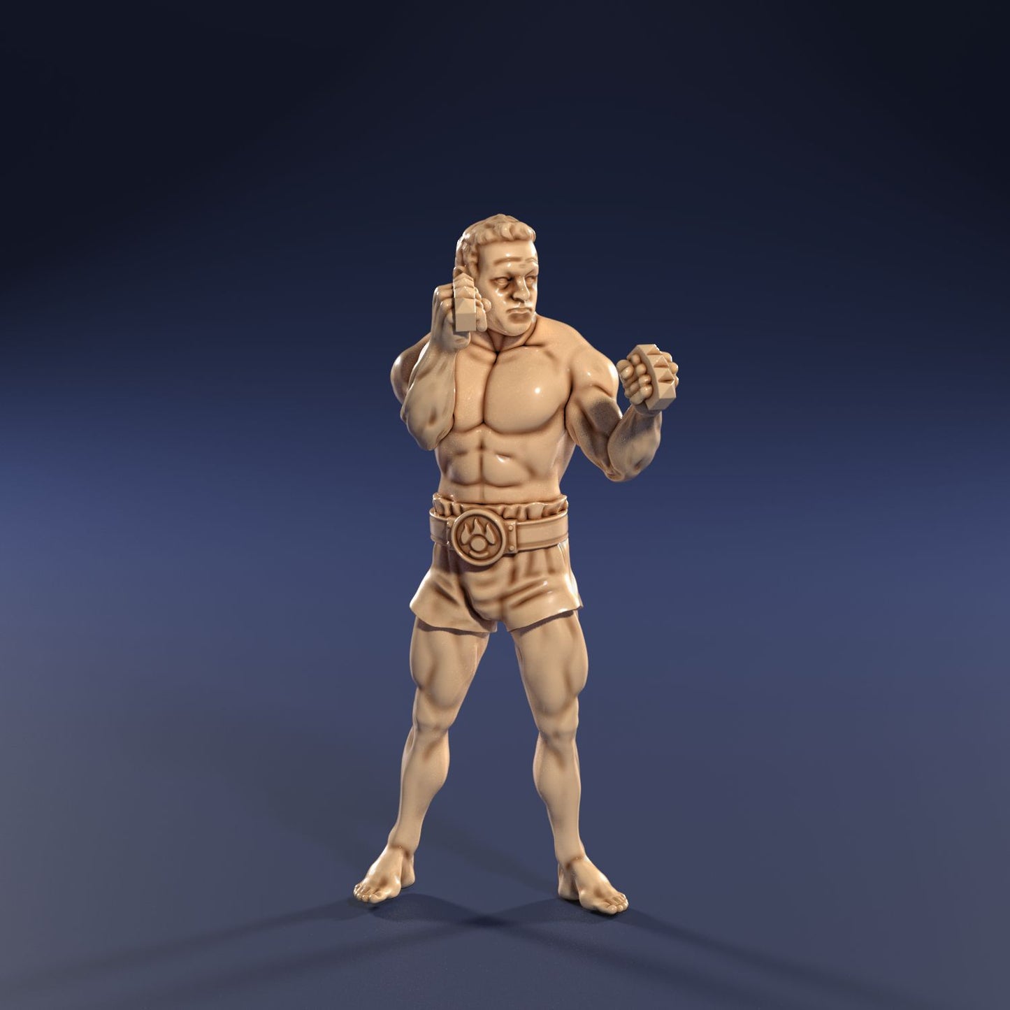 Medusa Miniatures - Cuthroat Alley - Boxer #1 - DnD/TTRPG/Roleplaying/Wargames