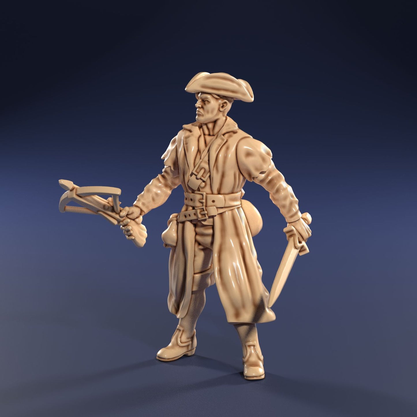 Medusa Miniatures - Cuthroat Alley - Assassin w/Crossbow - DnD/TTRPG/Roleplaying/Wargames