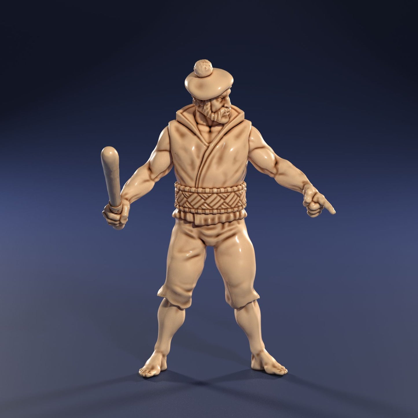 Medusa Miniatures - Cuthroat Alley - Thief Bruiser - DnD/TTRPG/Roleplaying/Wargames