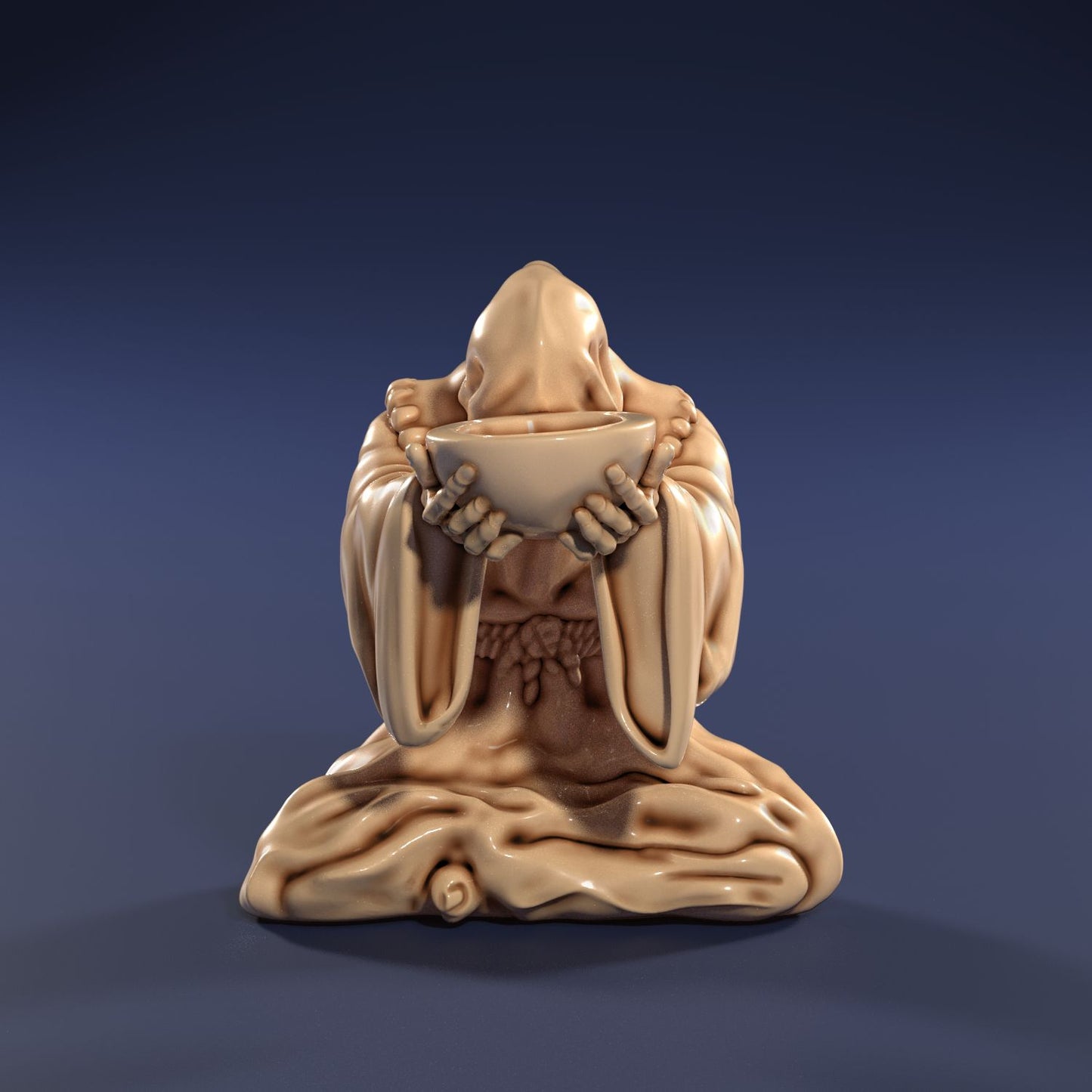 Medusa Miniatures - Cuthroat Alley - Beggar Sitting - DnD/TTRPG/Roleplaying/Wargames