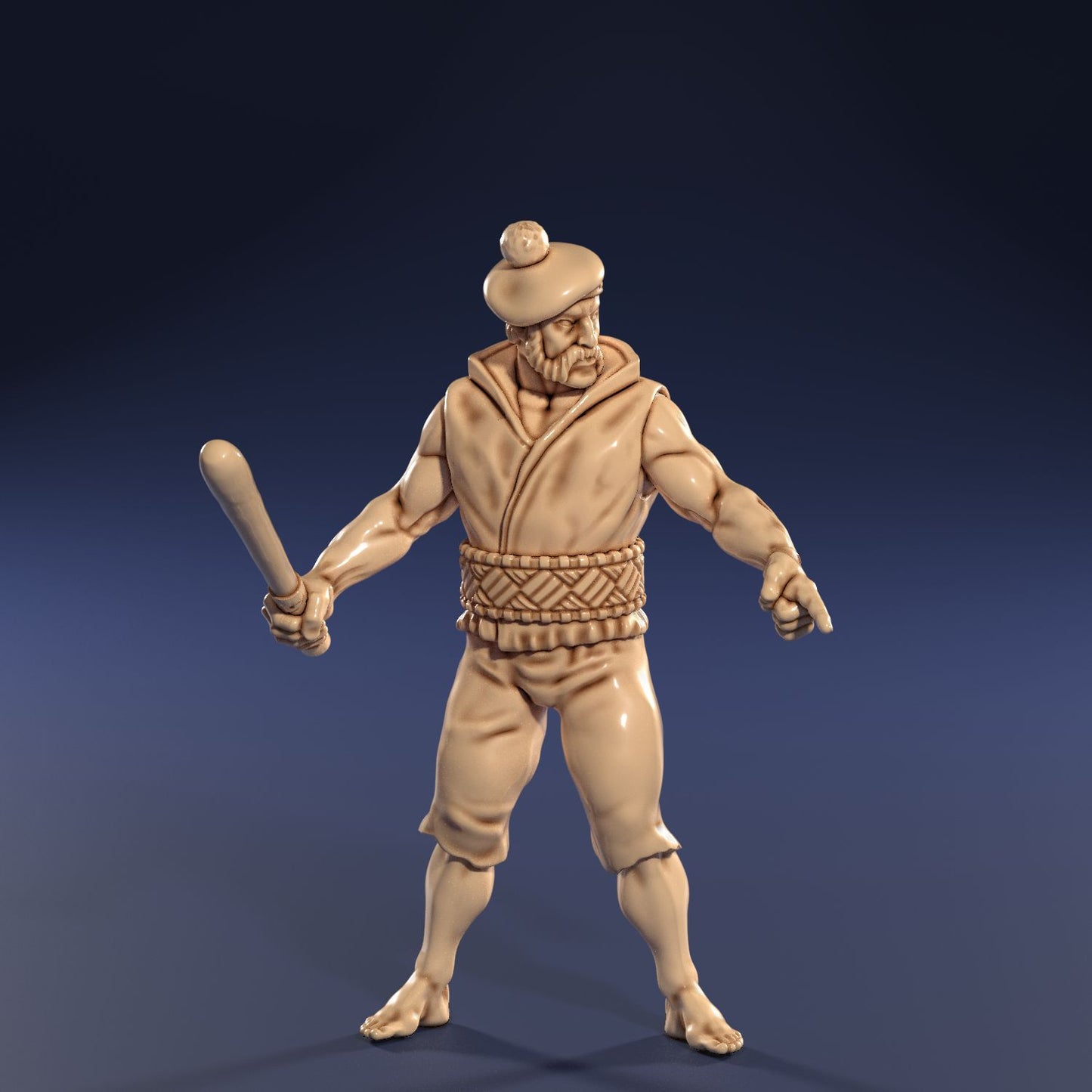 Medusa Miniatures - Cuthroat Alley - Thief Bruiser - DnD/TTRPG/Roleplaying/Wargames