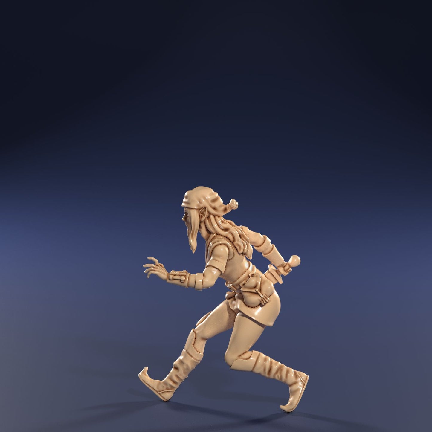 Medusa Miniatures - Cuthroat Alley - Thief w/Sword - DnD/TTRPG/Roleplaying/Wargames