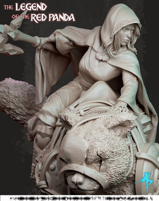 Nocturna - Legend of the Red Panda - 40/80mm Pin Up/Figure/Model/Diorama