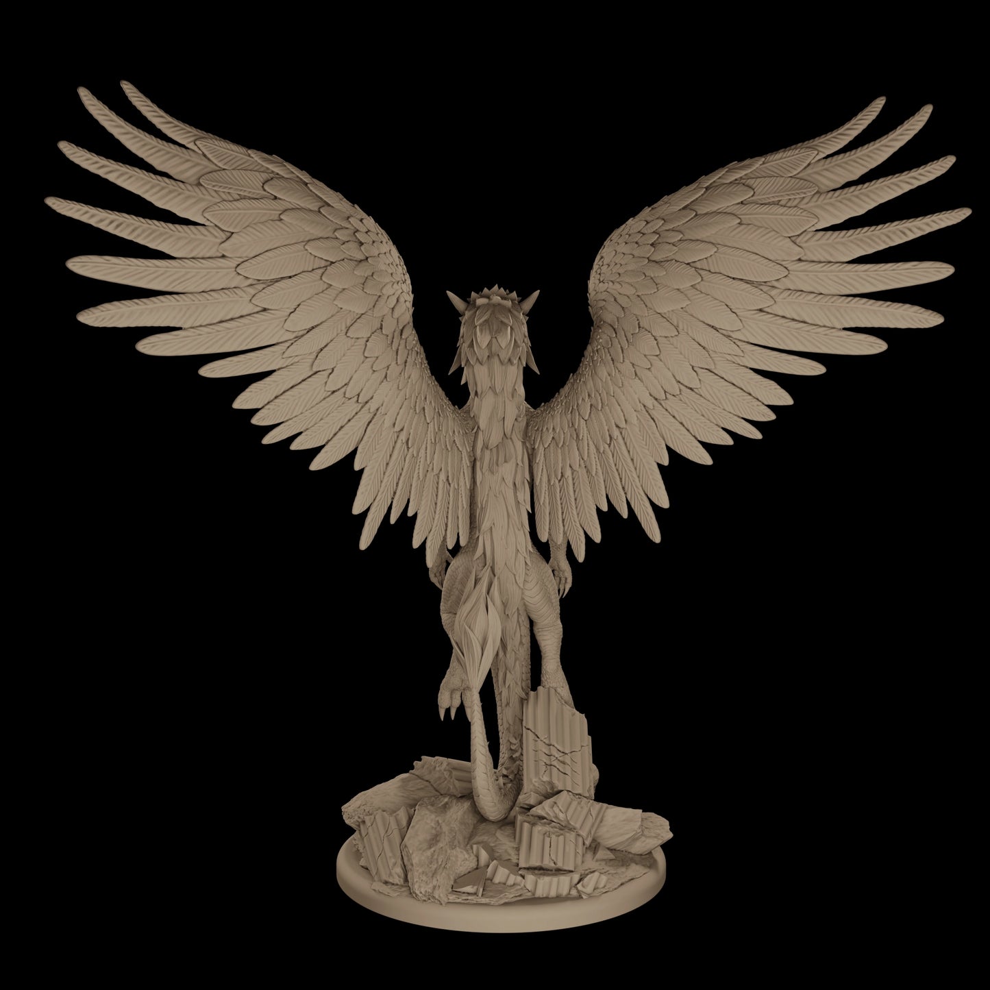JS 3D Designs - Feathered Dragon - DnD/TTRPG Figure/Miniature