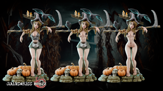 Gaia Miniatures - Halloween - Scarecrow - 75mm Pin Up/Figure/Model/Diorama