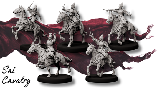 Forged Path - Tokugawa Bushido - Cavalry Sai - DnD/Pathfinder/TTRPG Figure