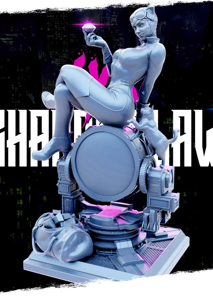 Fredrik Rosado - Lyx Shadowclaw - 75mm Pin Up/Figure/Model/Diorama
