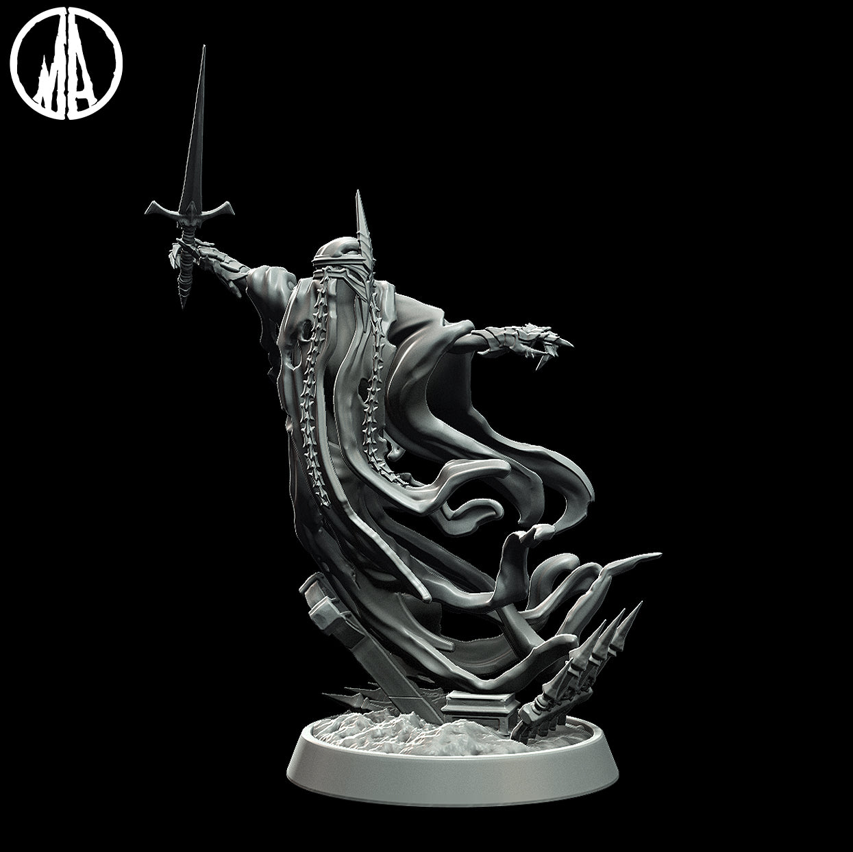 Monolith Arts - Lost Souls - Damned Spirit - DnD/TTRPG Figure/Miniature