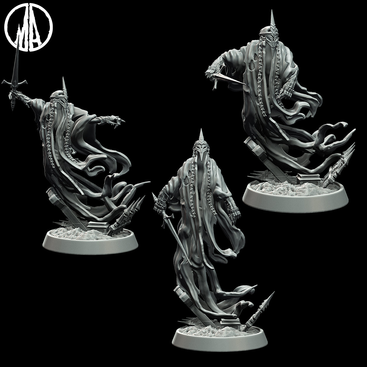 Monolith Arts - Lost Souls - Damned Spirit - DnD/TTRPG Figure/Miniature