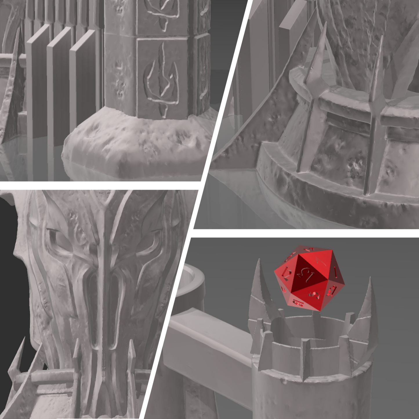 Jacob & Kira - Can-Holding Dice Towers - Dark Lord - DnD/TTRPG/Roleplaying/Wargames