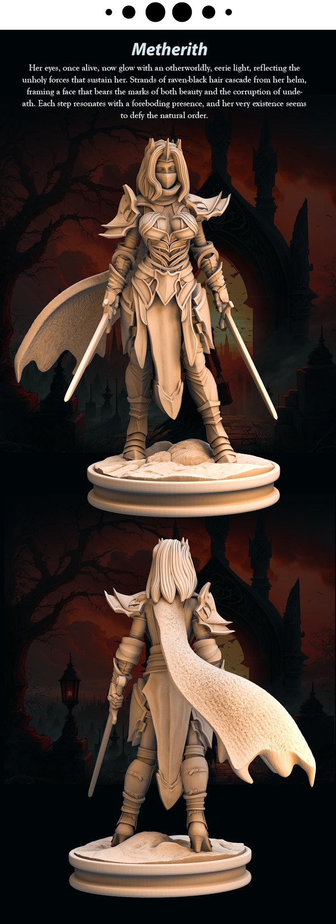 Ravi - Fantasy Girls #4 - Metherith - 75mm Pin Up/Figure/Model/Diorama