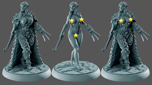 Gaia Miniatures - Elven Forest - Galandra - 75mm Pin Up/Figure/Model/Diorama