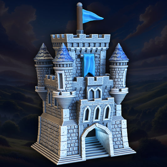 Fantasy3DTabletop - Defenders Basion Dice Tower - DnD/TTRPG/Roleplaying/Wargames