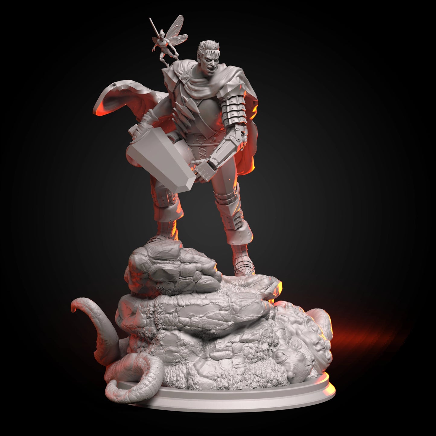 Z Kino - Berserk - Guts - 75mm Pin Up/Figure/Model/Diorama