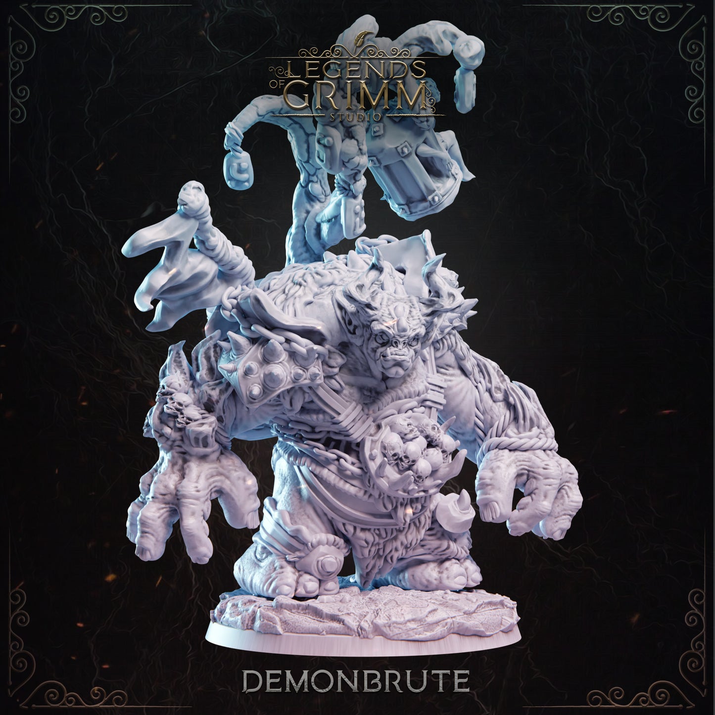 Grimm Legends - Demon Brute #2 - DnD/TTRPG Figure/Miniature
