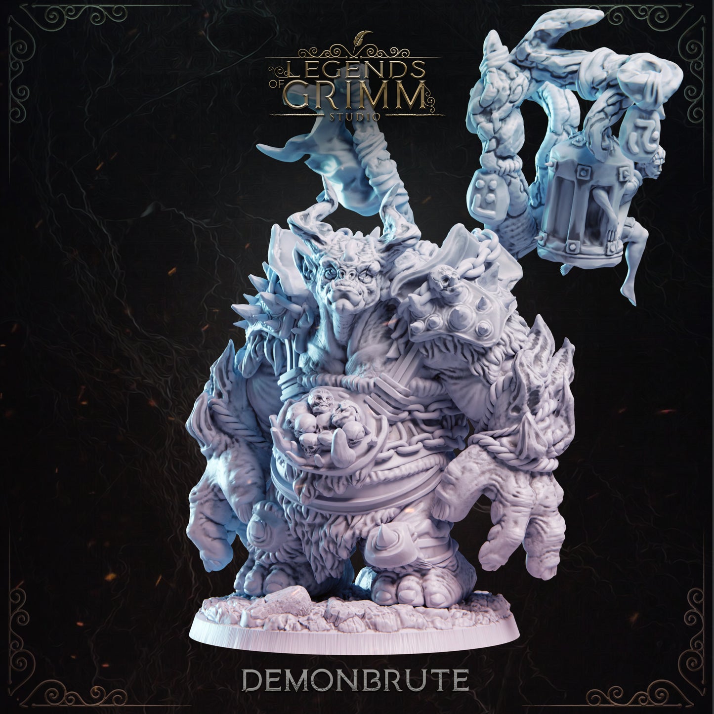 Grimm Legends - Demon Brute #1 - DnD/TTRPG Figure/Miniature