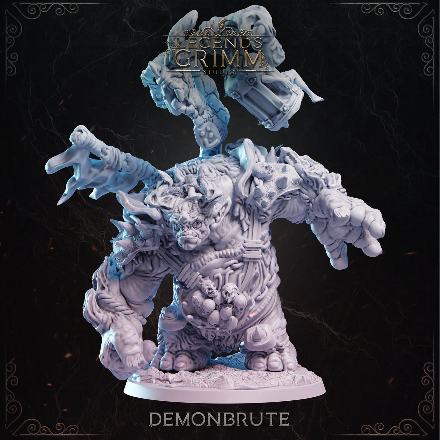 Grimm Legends - Demon Brute #3 - DnD/TTRPG Figure/Miniature