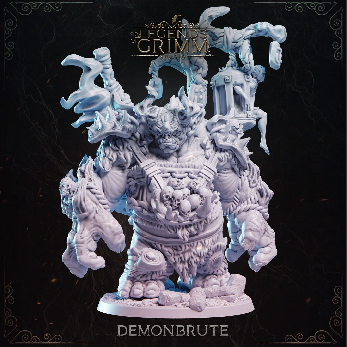 Grimm Legends - Demon Brute #5 - DnD/TTRPG Figure/Miniature