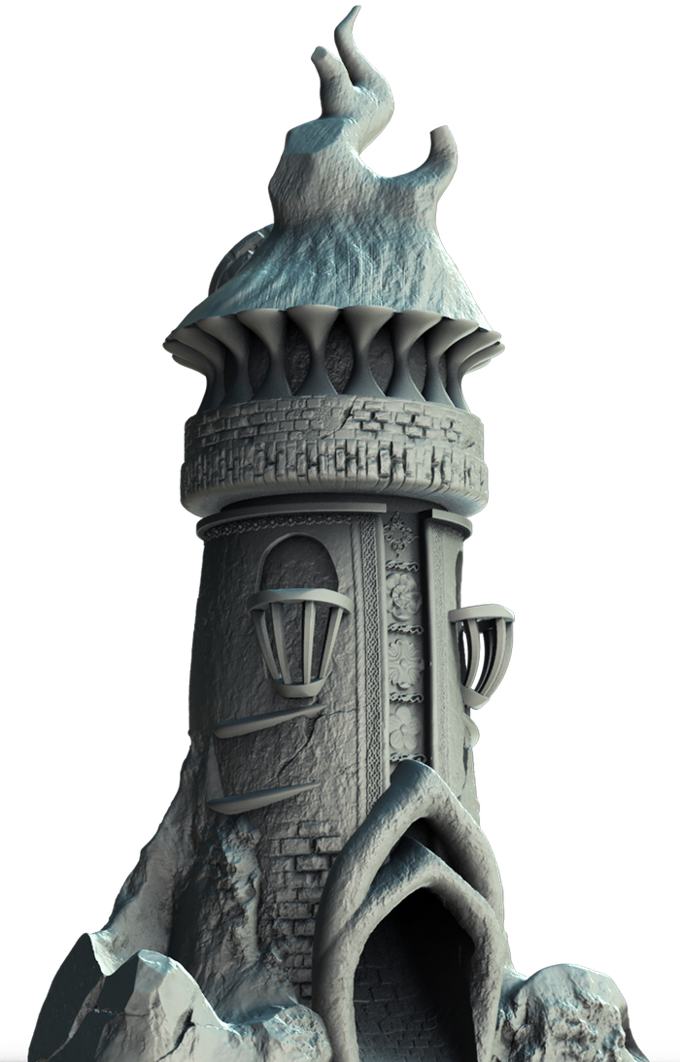 Slope3D - Desert Castle Dice Tower #3 - DnD/TTRPG/Roleplaying/Wargames