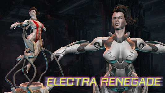 AMCM Studios - Electra Renegade - 32/75mm Pin Up/Figure/Model/Diorama - Helios3DPrinting