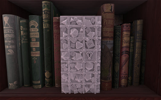 Crosslances - Book Nook/Shelf Insert - Dice Prison